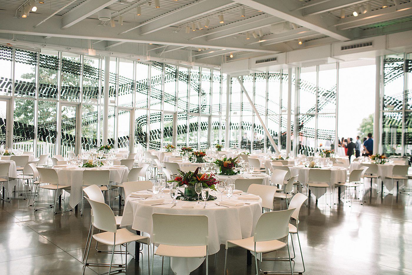 wedding reception at Olympic Sculpture Park in Seattle