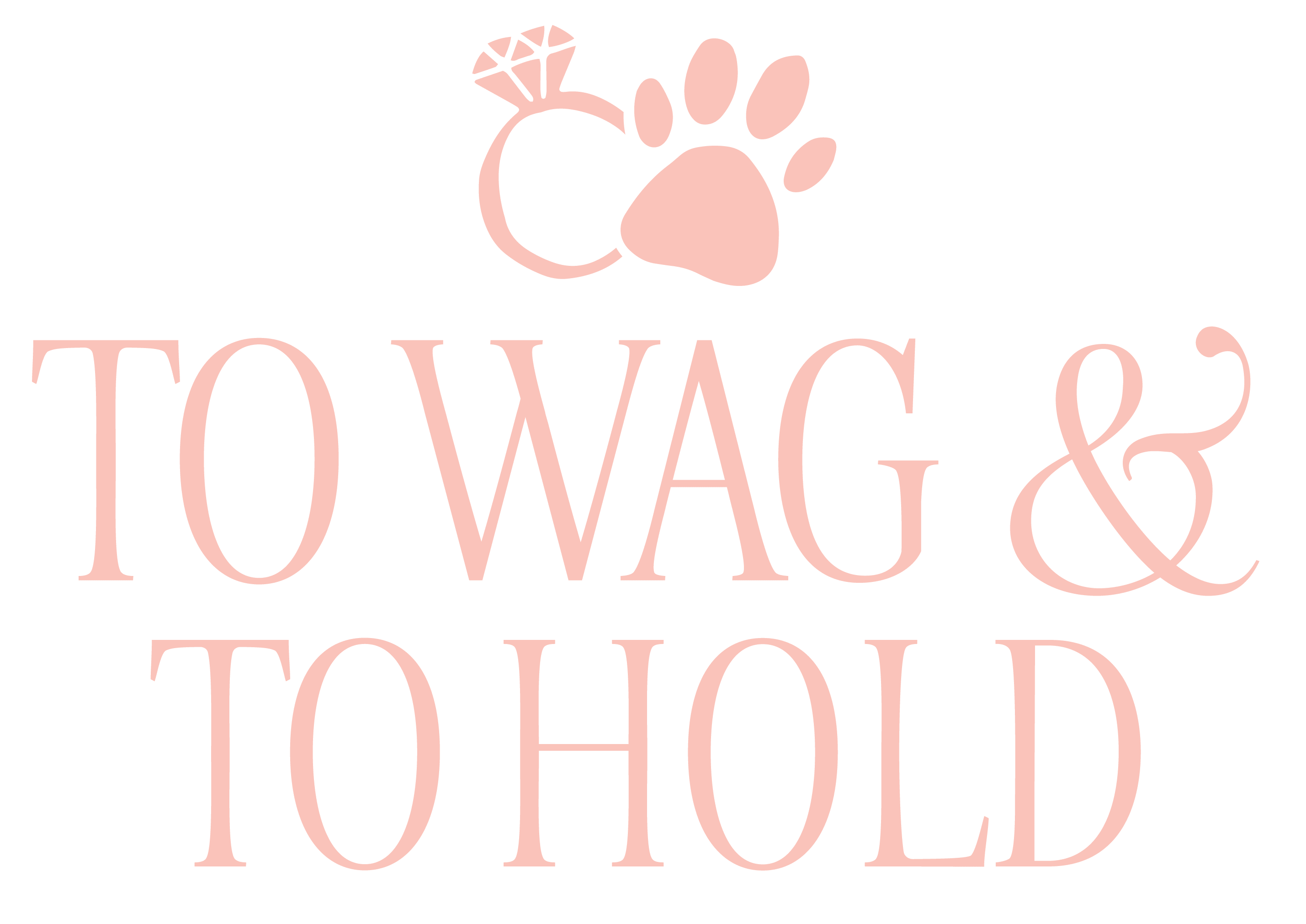 to wag and to hold logo