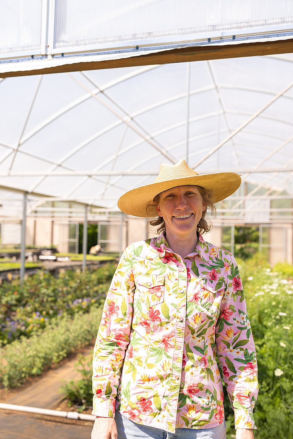 woman wearing a hat